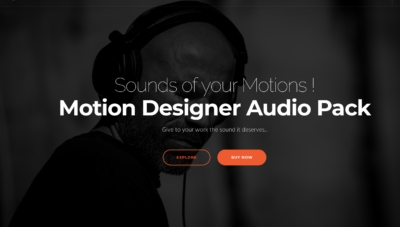 Motion designer audio Pack by OnLockOut